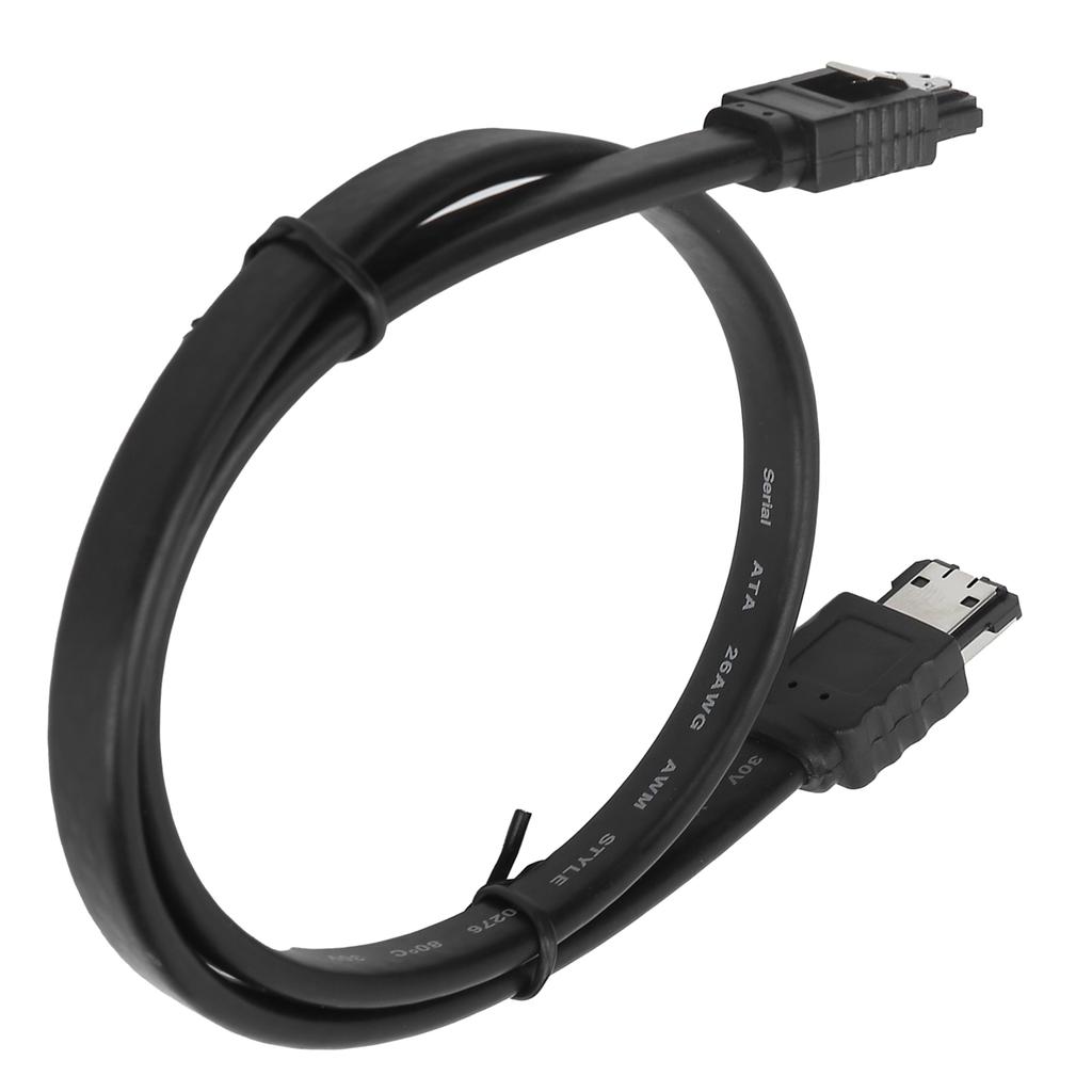 Connection Cable ESATA To SATA Male To Male M M Shielded Extender with Shrapnel for External Hard Drive