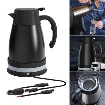 24V Car Kettle for Heating Water with Cigarette Lighter