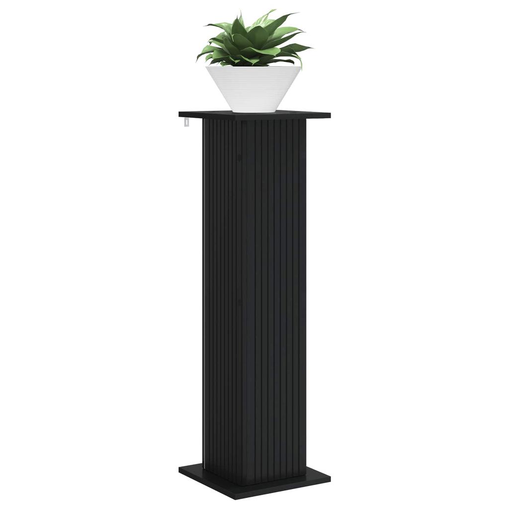 Plant Stand 2 Pcs Black 30.5 X 30 X 100.5 Cm