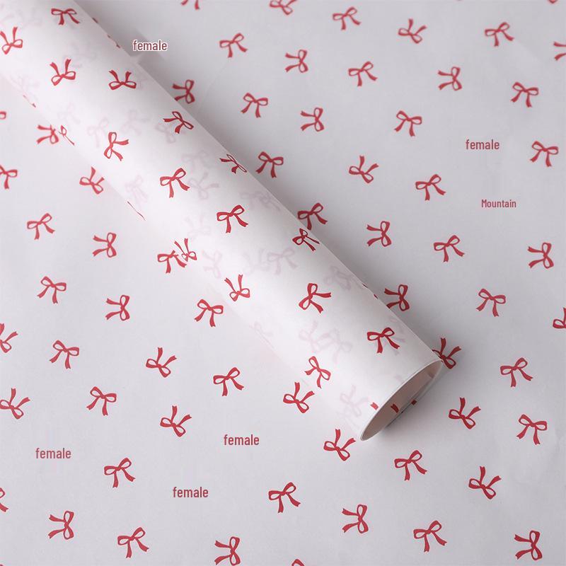Exklusives florales Seidenpapier zum Einwickeln und Auslegen