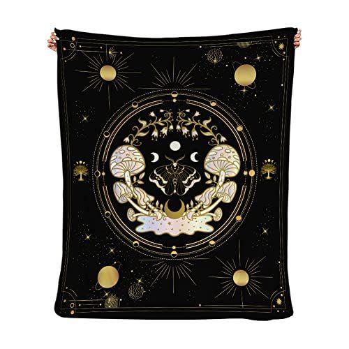 Cartoon Mushroom Blanket Sofa Bedroom Flannel Blanket Portable Lunch Break Blanket