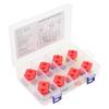 8pcs Auto Reset Circuit Breaker with Cover 12V - 24V 5A-50A For Car RV Marine Boat