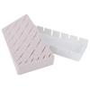 24 Slots Silicone Lipstick Organizer Makeup Cosmetics Holder Storage Box Display StandPink