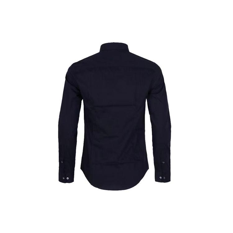 EMPORIO ARMANI Logo Embroidered Buttoned Shirt 8N1C09-1NI9Z-0934