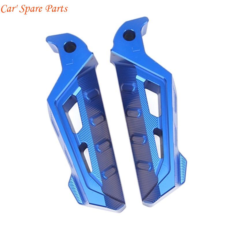 Y4UA 1 Pair Stylish Rear Pedals Lightweight Rear Pedals Motorcycle Modified Rear Pedals Aluminum Alloy Suitable for NMAX155