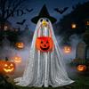 23 Inch Goose Apparel Halloween Ghost Costume, with Shiny Sequin Decor, Cute Decor Statue Atmosphere Prop, for Holiday Yard Decorations Costume