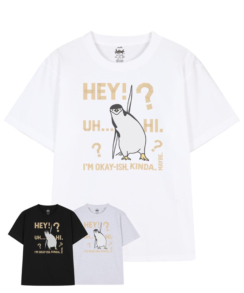 DRIFTOUT Tape Hey Penguin Short Sleeve T-Shirt (3 Colors)