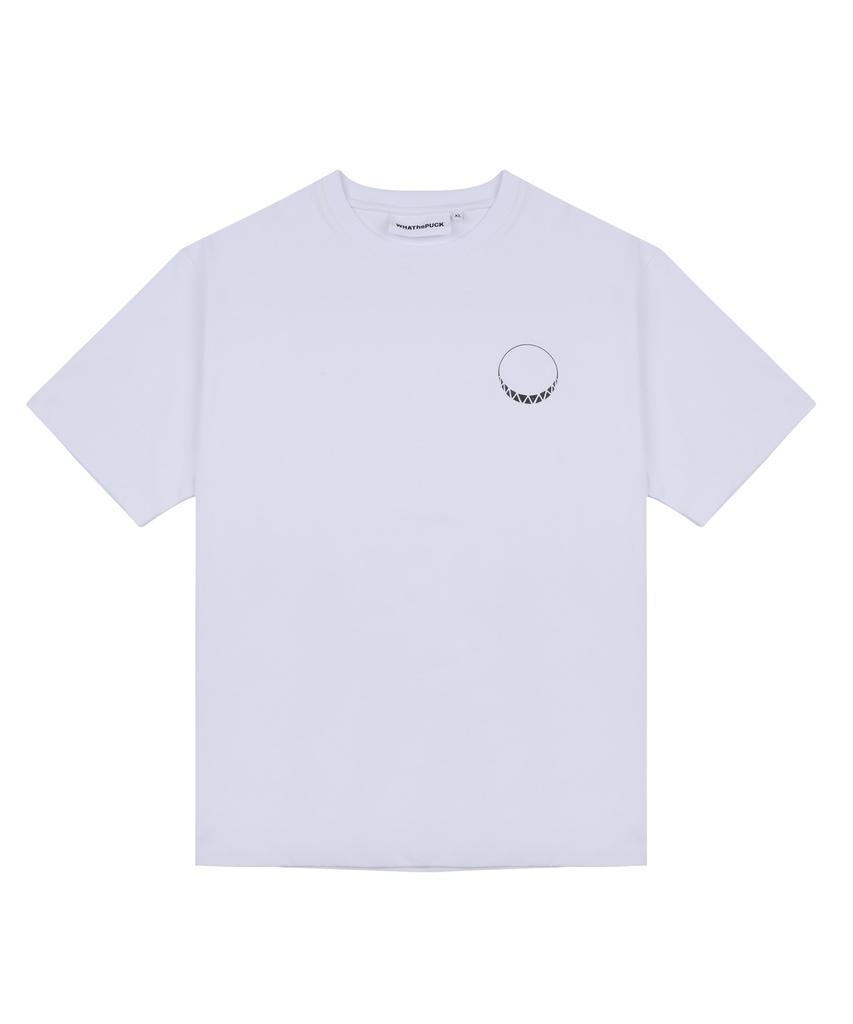 WHATHEPUCK W Logo Smile X 2 T-Shirt White