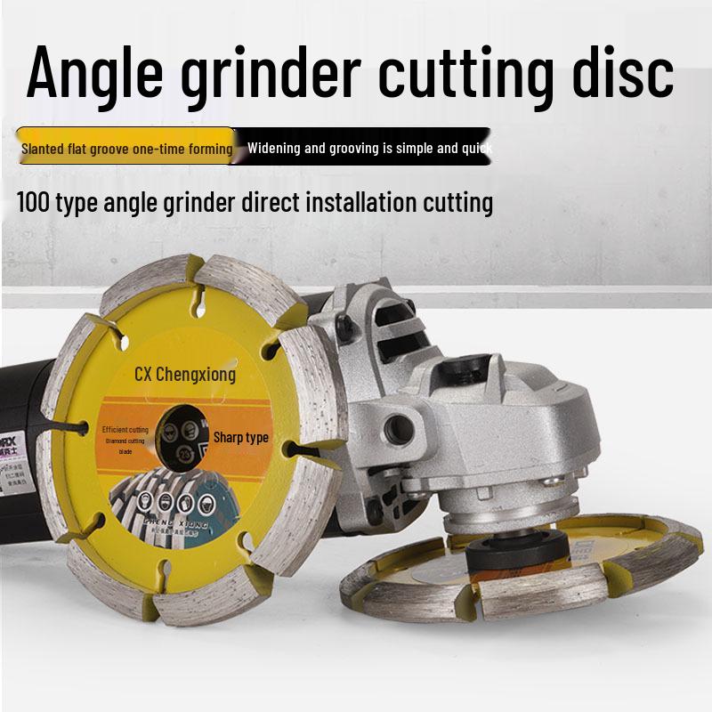 100x Disc Diamantat - În Formă de T, Canelură V, Disc pentru Tăiere Uscată pentru Marmură & Piatră