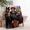 Hocus Pocus Theme Printed Blanket - Perfect for Couch, Bed, Travel & Outdoor Use | Machine Washable, Cozy & Durable.