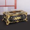 European Style Plastic Tissue Box for Living Room, Dining Table, KTV, and Creative Napkin Display