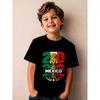 Mode Vêtements pour Enfants Col Rond Manches Courtes Impression Couleur 3D Décontracté T-shirt Décontracté à Manches Courtes et Col Rond