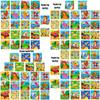 Kindergarten Wooden Puzzle Cards Animal And Transportation Themes Educational Toy For Kids