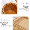 Rustic Style Handwoven Flower Basket with Handle Serving Basket Storage Basket Handmade Organizer Basket Picnic