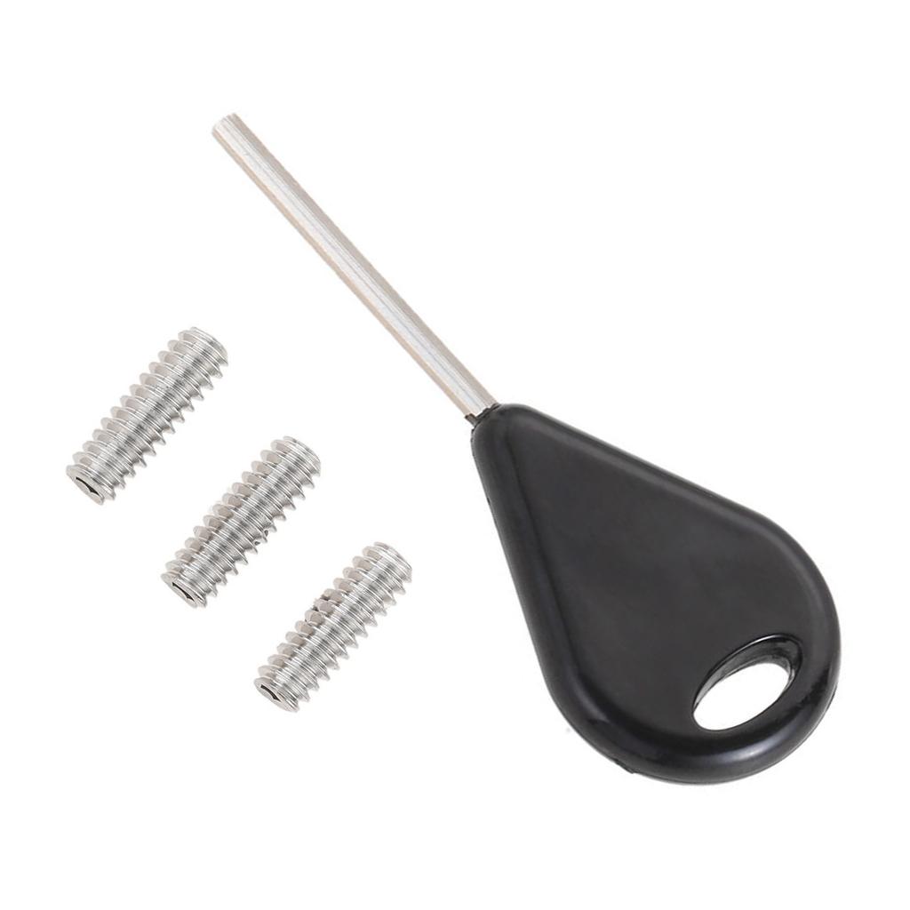 Longboards Surfing Board Fin Key & Screws Replacement Surfboard Fin Hexagon Key for Surfing Board Accessory Easy to Use