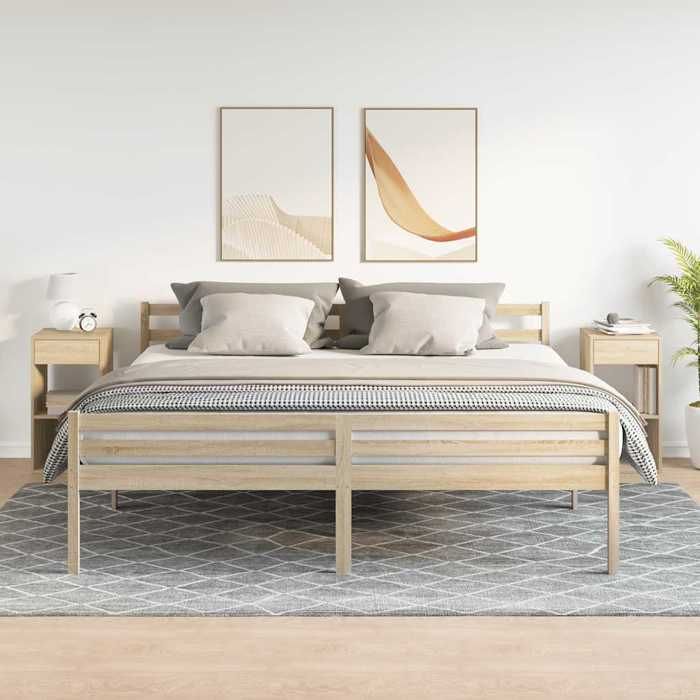 VidaXL Tables de chevet avec tiroir 2 pcs chêne sonoma 35x34x66,5 cm, table d'appoint, armoire de lit, table d'appoint pour 858718