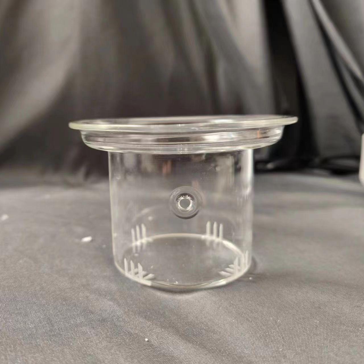 

Чайник из термостойкого боросиликатного стекла с боковой ручкой из красного сандалового дерева для приготовления чая на электрической керамической плите Intuition Teapot