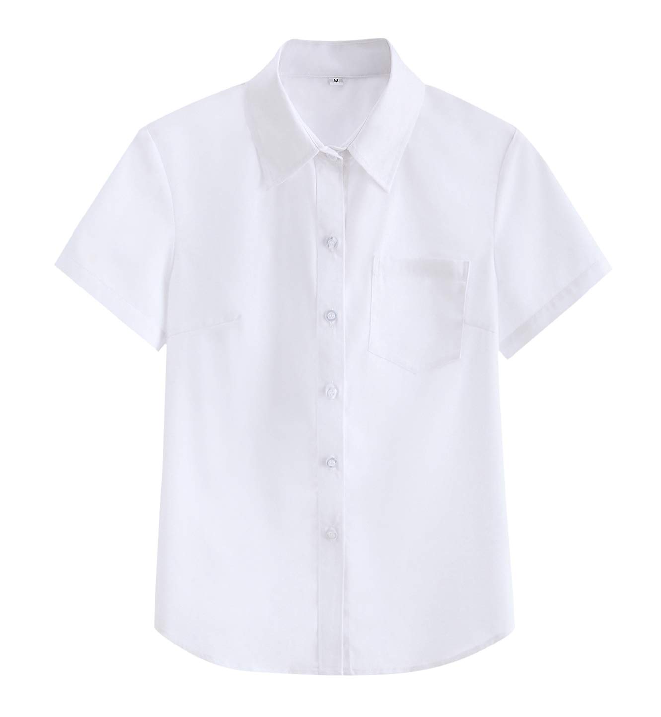 

Платье Офисное Короткое Школьная Форма Деловое Обычное Платье Рубашка [Euyqs] Женская Рубашка, Одежда, Рукав, Рубашка, Форма, (Белый, С) белый