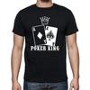 Poker King Ace Spades Diamonds Crown T Shirt Tee
