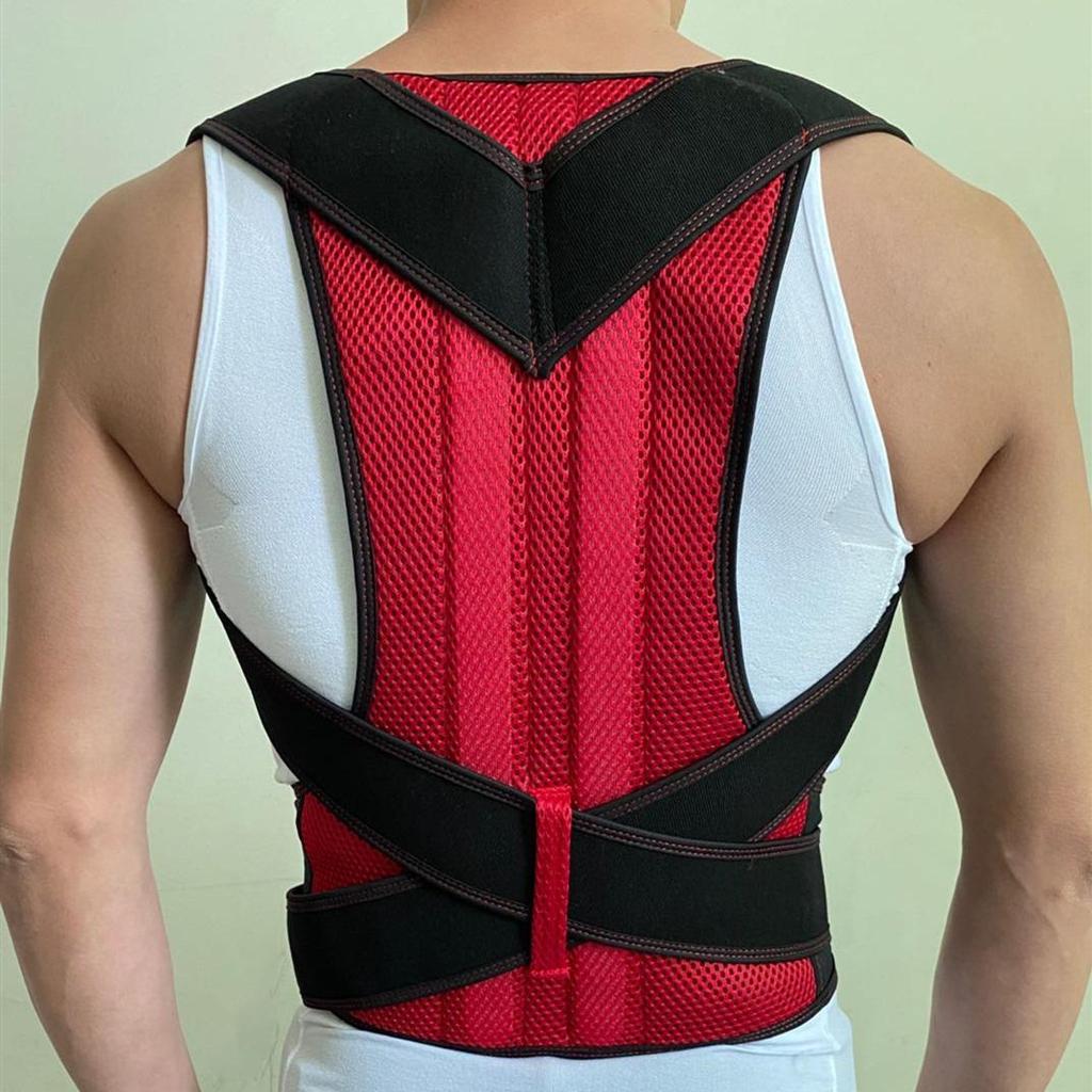 Unisex Spine Posture Corrector Belt with Back Support Plate