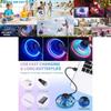 Vibrant Spinning Ufo Fidget Toy For Kids With Led Lights And Usb Charging