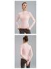 Nude Feel Women's Slim Fit Long Sleeve Yoga Jacket: Stand Collar, High-End Autumn/Winter Fitness Apparel