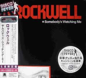 CD ROCKWELL Somebodys Watching Me UICY78740 Motown 2018 Japan Obi Dance Electronica