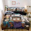 Digital Printing Three-Piece Set, Minecraft Themed Game Series Abraded Bedding Kit
