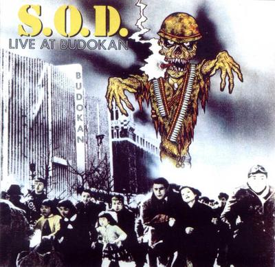 CD S.O.D. - Live At Budokan CDMFN144 Music For Natio 1992 UK Rock Used