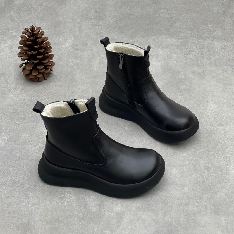 Nauji platforminiai aulinukai, retro stiliaus universalūs moteriški batai apvaliais priekiais ir batai su kempininiu padu