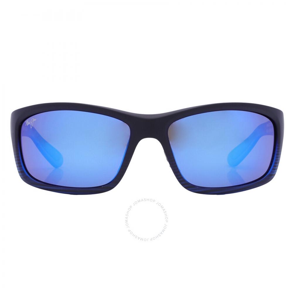 

Maui Jim Kanaio Blue Hawaii Wrap Unisex Sunglasses B766 08C 61