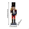 Christmas Decor Nutcracker Height 10inch Ornament Wooden Figurine
