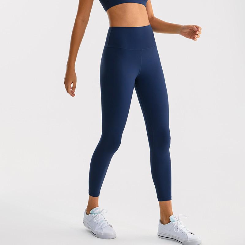 Neue High-Waist Yoga-Hose mit Nude-Gefühl: Damen-Leggings mit Hüftlift, Bauchkontrolle und Feuchtigkeitsableitung