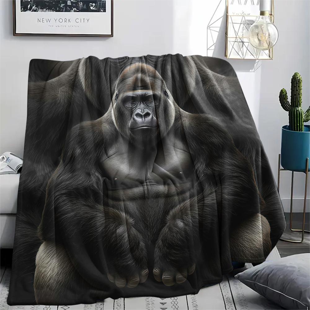 1 Pezzo Coperta in Flanella con Stampa Cartone Animato, Alta Qualità Confortevole per Tutte le Stagioni, Decorazione per la Casa, Calore e Comfort, Perfetta per Regalo di Natale Compleanno