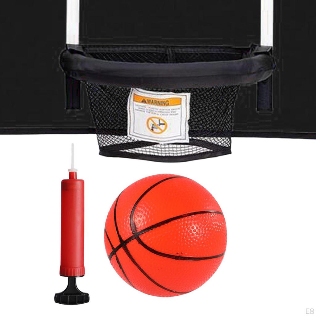 Basketball Hoop for Trampoline Frame Lightweight Backboard Sturdy Dunking with