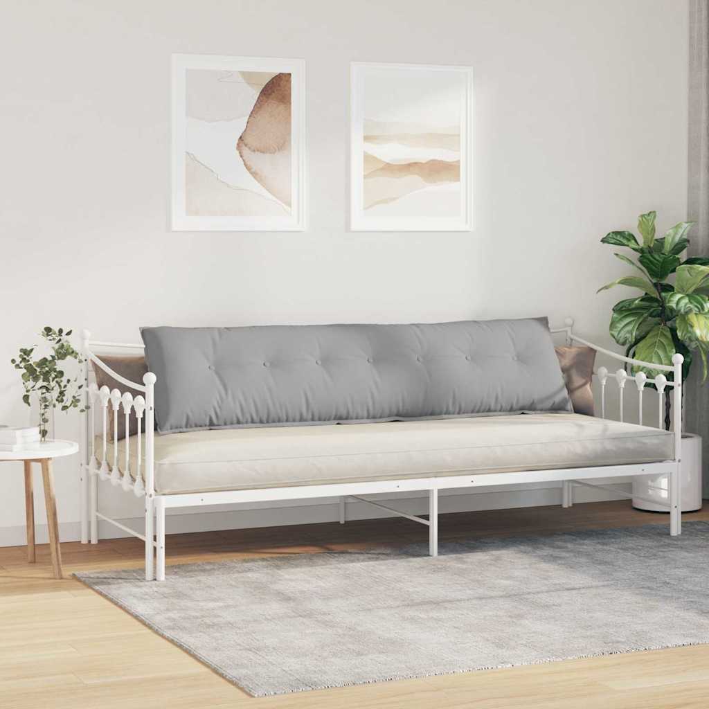 Back Cushion Cloud Grey 200 x 19 x 50 cm Fabric