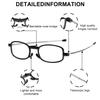 1pc High-definition Reading Glasses Unisex Ultralight Resin Presbyopic Eyeglasses Portable Foldable Vision Care Readers Eyewear