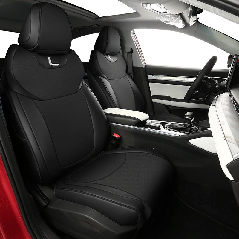 

Универсальный кожаный чехол на сиденье автомобиля Emgrand L - Полный охват, для использования в любое время года Emgrand L Rear Semi-Cover