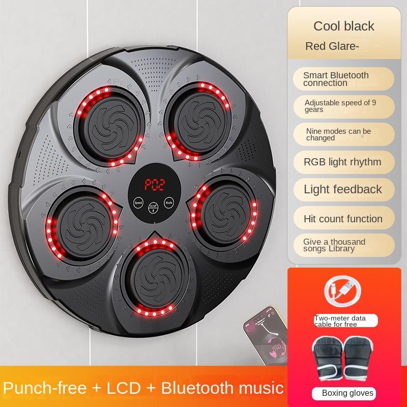 Intelligent Music Boxing Machine Wall Target Training Reaction Target Home Hanging Wall Children's Focus Mitts Sanda Decompression Wall