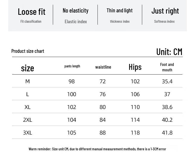 Baleno Men's Summer Cooling Straight-Leg Casual Pants