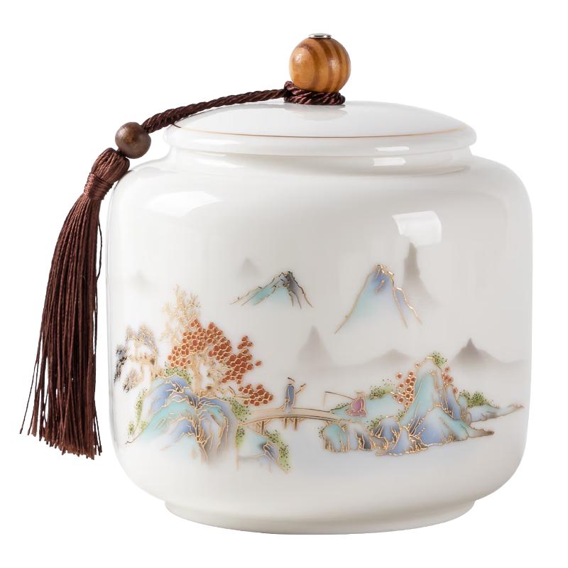 

Керамическая банка для чая Утопия с золотой инкрустацией