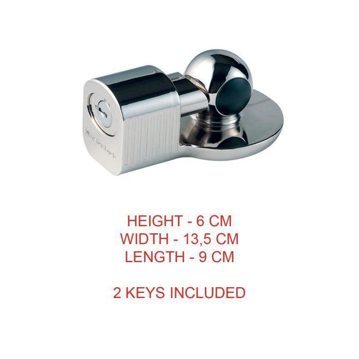 Universal Hitch Lock - MASTER LOCK - 377EURDAT - Key Lock for Hitch Heads