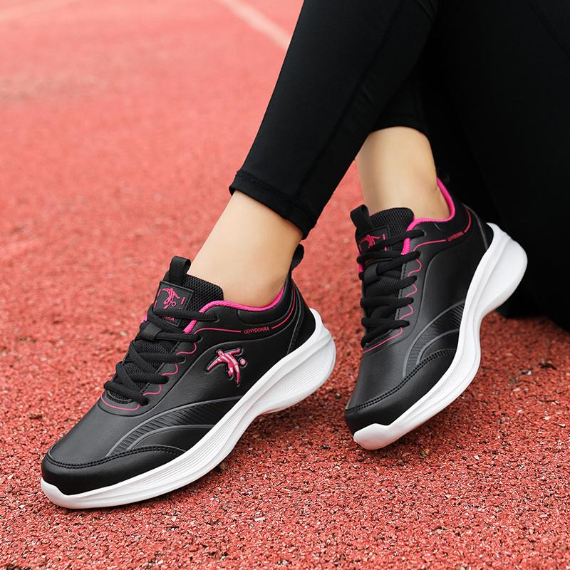Joni Danlai shoes sports shoes autumn and winter new casual shoes leather waterproof running shoes wear-resistant non-slip travel shoes