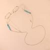 Europe, America, fashion and simple temperament popular turquoise glasses chain, personalized versatile metal glasses accessories