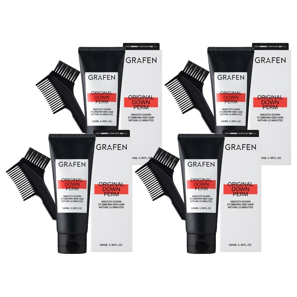 Grafen Original Men's Down Perm Solution for All Hair Types 100ml 4 pcs