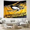 Pittsburgh Penguins Hockey Team Tapestry, Unique Design Tapestry, Wall Decor for Bedroom,Livingroom, Playroom,Heartwarming Fan Holiday Gifts