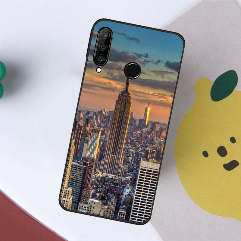 New York City For Huawei Nova 12s 12i 11i 8i Y73 Y72 Y61 Y91 Y90 Y70 Y60 9 10 SE P30 P40 Lite P60 Pro Case