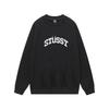 Unisex Oversized Cotton Crewneck Sweatshirt With Letter Dice Print Fall Youth Streetwear