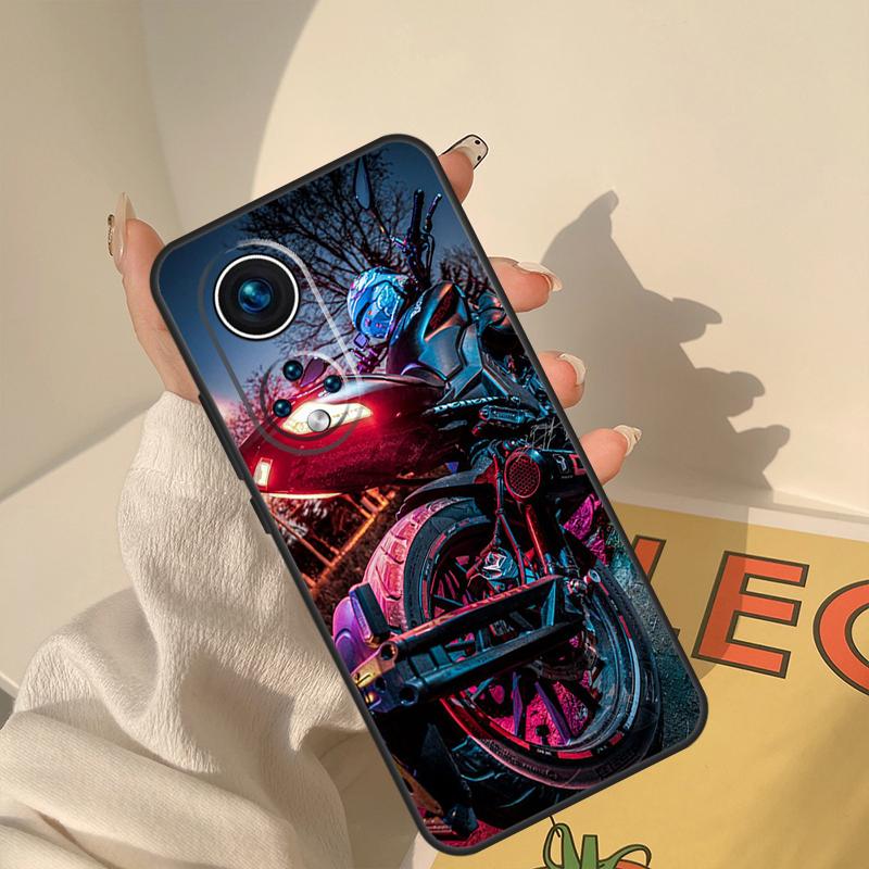 Cool motorcycle Case For Honor Magic 7 6 5 Lite Cover For Honor 200 400 Pro 50 70 90 X9 X8a X8b X9a X9b X9c