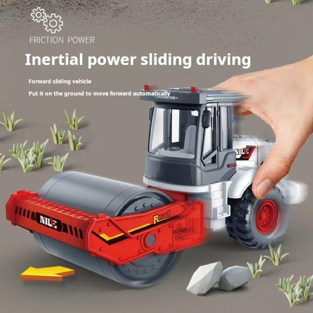 1:60 Scale Construction Truck Toys Road Roller Excavator Bulldozer Toy  for Children
